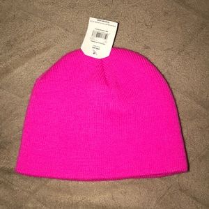 Hot pink beanie for kids
